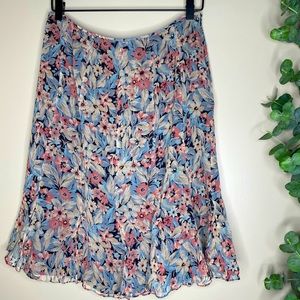 100% Silk 90s Skirt